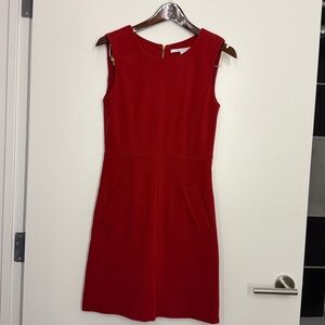 Diane Von Furstenberg Red Mini Dress
